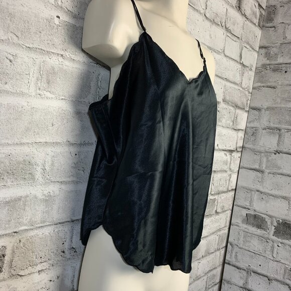 Vintage 90s Vanity Fair Silky Satin Cami Shorts Lingerie Sleepwear Loungewear - Picture 3 of 16